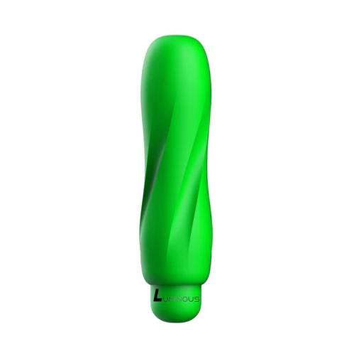 Luminous ABS Bullet With Silicone Sleeve 10-Speeds - Ella - Green