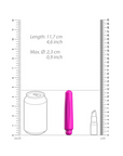 Luminous ABS Bullet With Silicone Sleeve 10-Speeds - Delia - Fuchsia