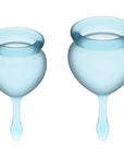 Feel Good Menstrual Cup - 2 Piece - Light Blue