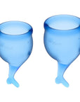 Feel Secure Menstrual Cup - 2 Piece - Dark Blue