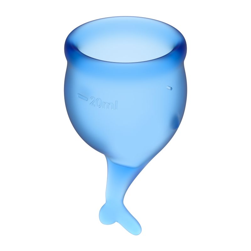 Feel Secure Menstrual Cup - 2 Piece - Dark Blue