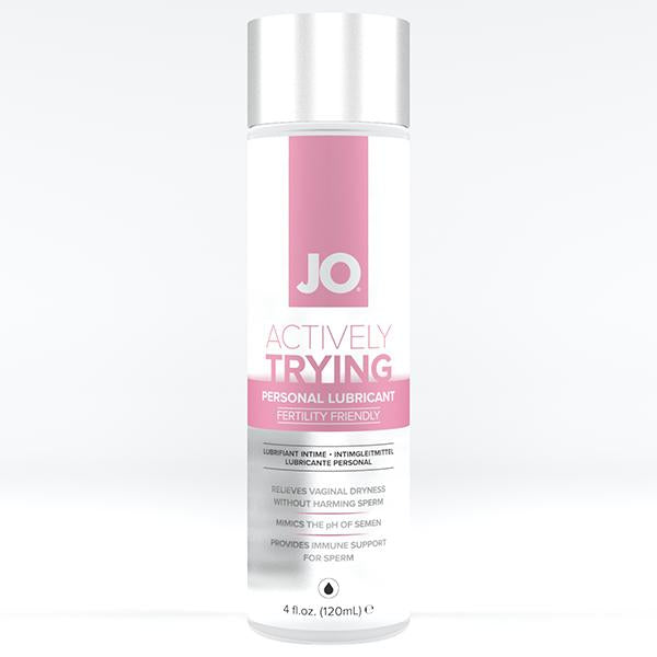 JO Actively Trying Lubricant 4 Oz / 120 ml