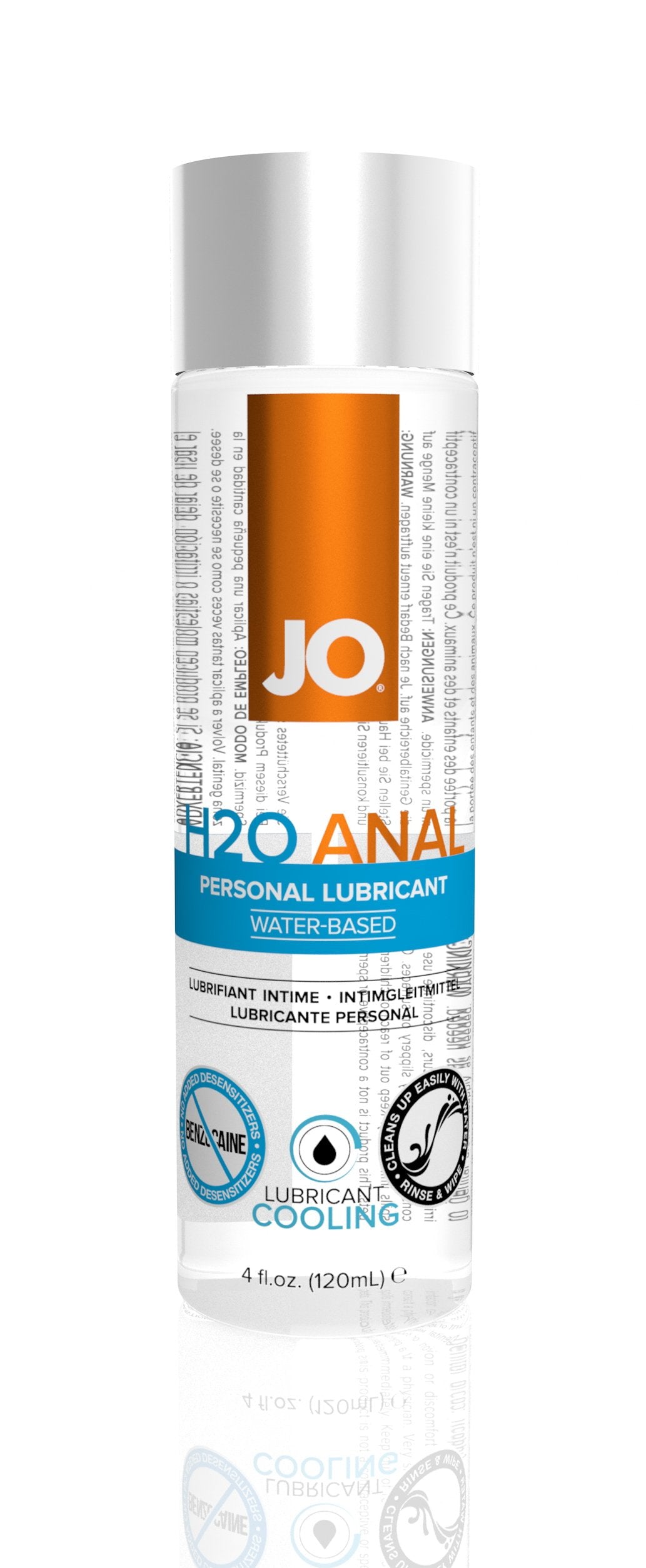 JO Anal H2O Cool  4 Oz / 120 ml