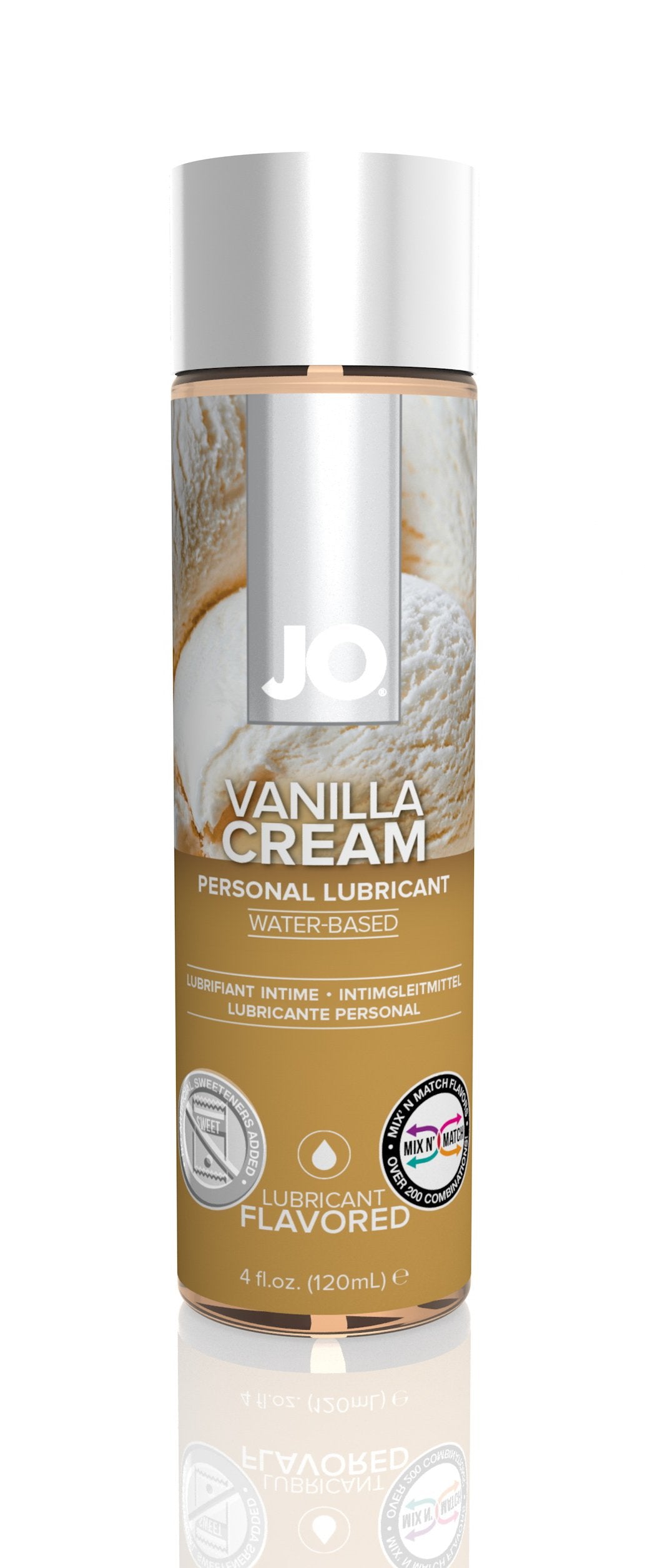 JO H2O Vanilla Cream Lubricant 4 Oz / 120 ml