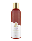 DONA Essential Massage Oil - Relax - Lavender & Tahitian Vanilla - Massage 4 floz / 120 ml