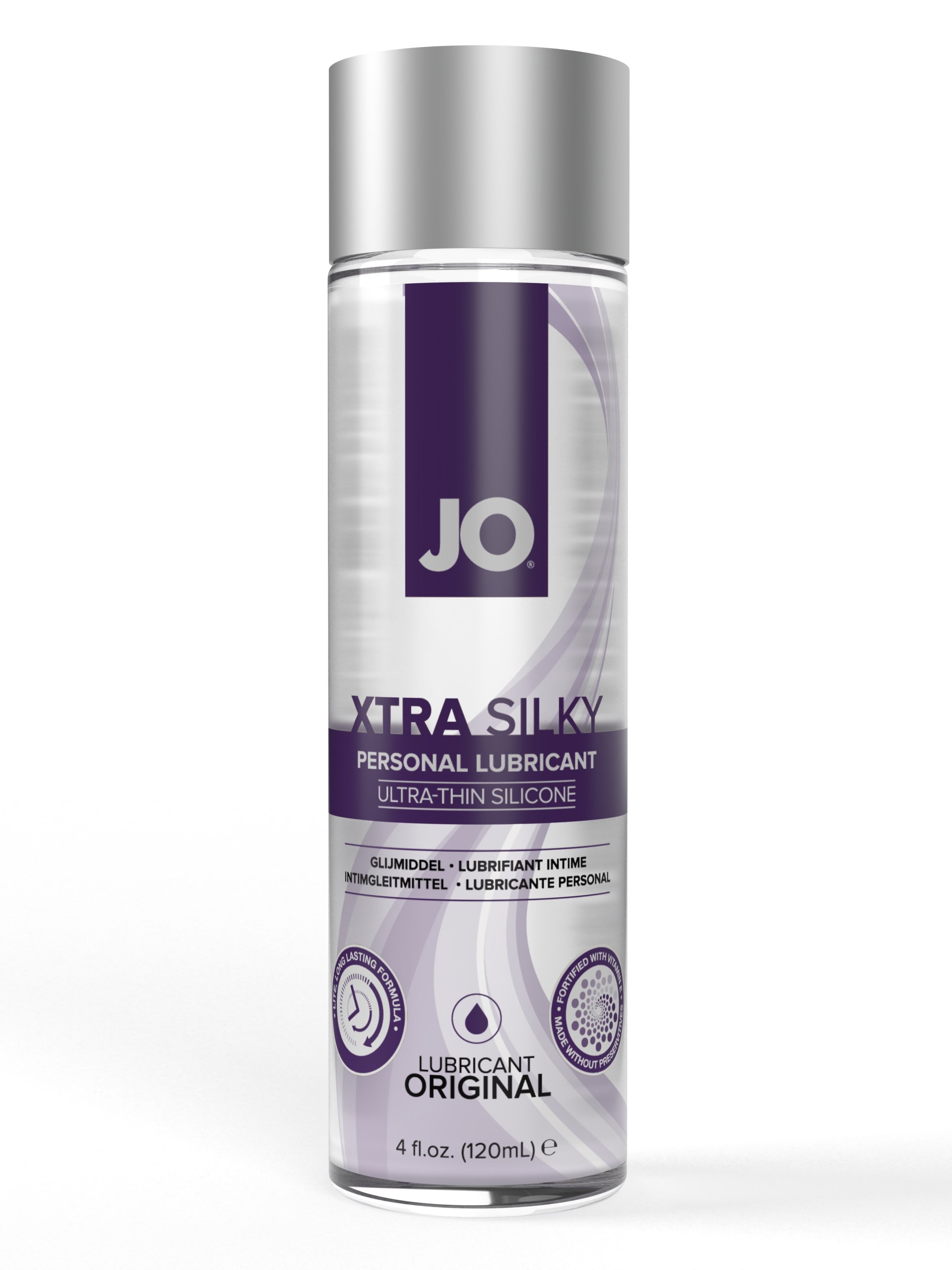 JO Extra Silky Thin Silicone 4 Oz / 120 ml - K. P.