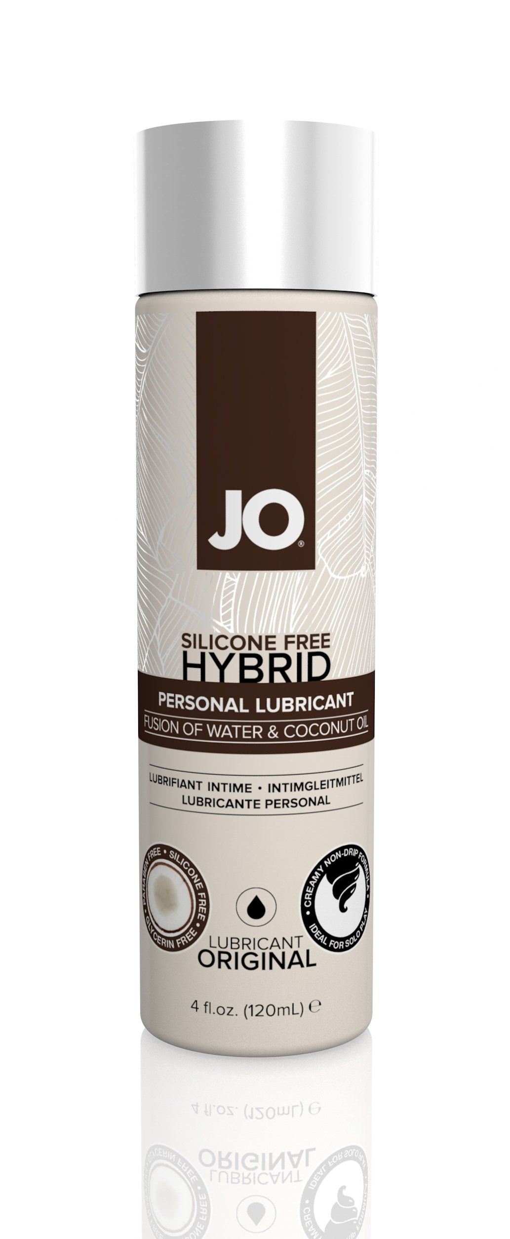 JO Coconut Hybrid Lubricant 4 Oz / 120 ml Original