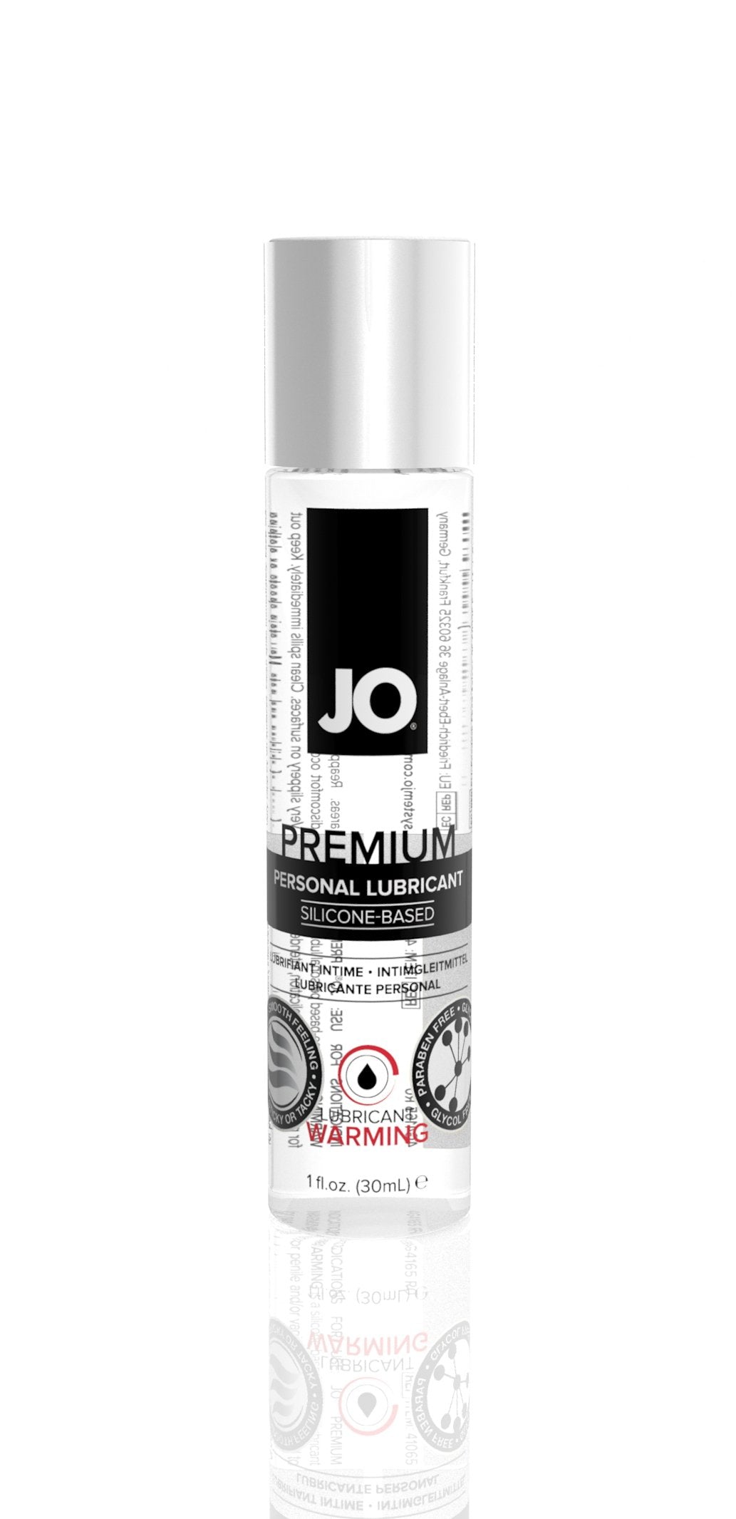 JO Premium Silicone Lubricant Warming 1 Oz / 30 ml
