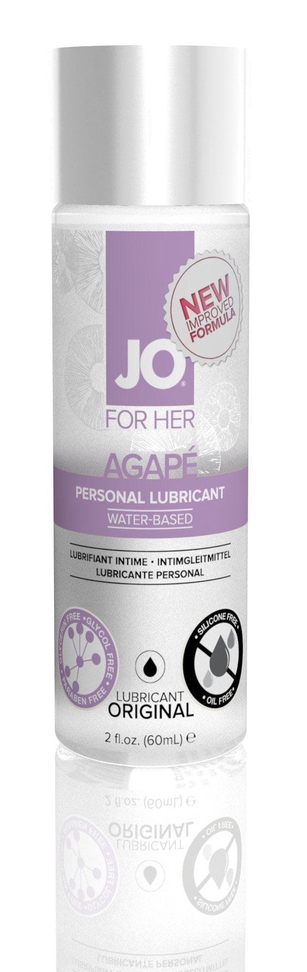 JO Agape Lubricant 2 Oz / 60 ml - K. P.