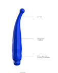 Luminous ABS Bullet With Silicone Sleeve 10-Speeds - Lyra - Royal Blue