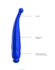 Luminous ABS Bullet With Silicone Sleeve 10-Speeds - Lyra - Royal Blue - K. P.