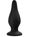 Sturdy Silicone Anal Plug - Black - K. P.