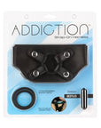 Addiction  Strap-On Harness with Bullet - Black