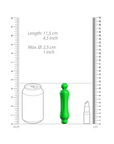 Luminous ABS Bullet With Silicone Sleeve 10-Speeds - Demi - Green