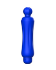 Luminous ABS Bullet With Silicone Sleeve 10-Speeds - Demi - Royal Blue