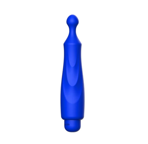 Luminous ABS Bullet With Silicone Sleeve 10-Speeds - Dido - Royal Blue