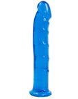 Jelly Jewels - Dong With Suction Cup 8" - Sapphire