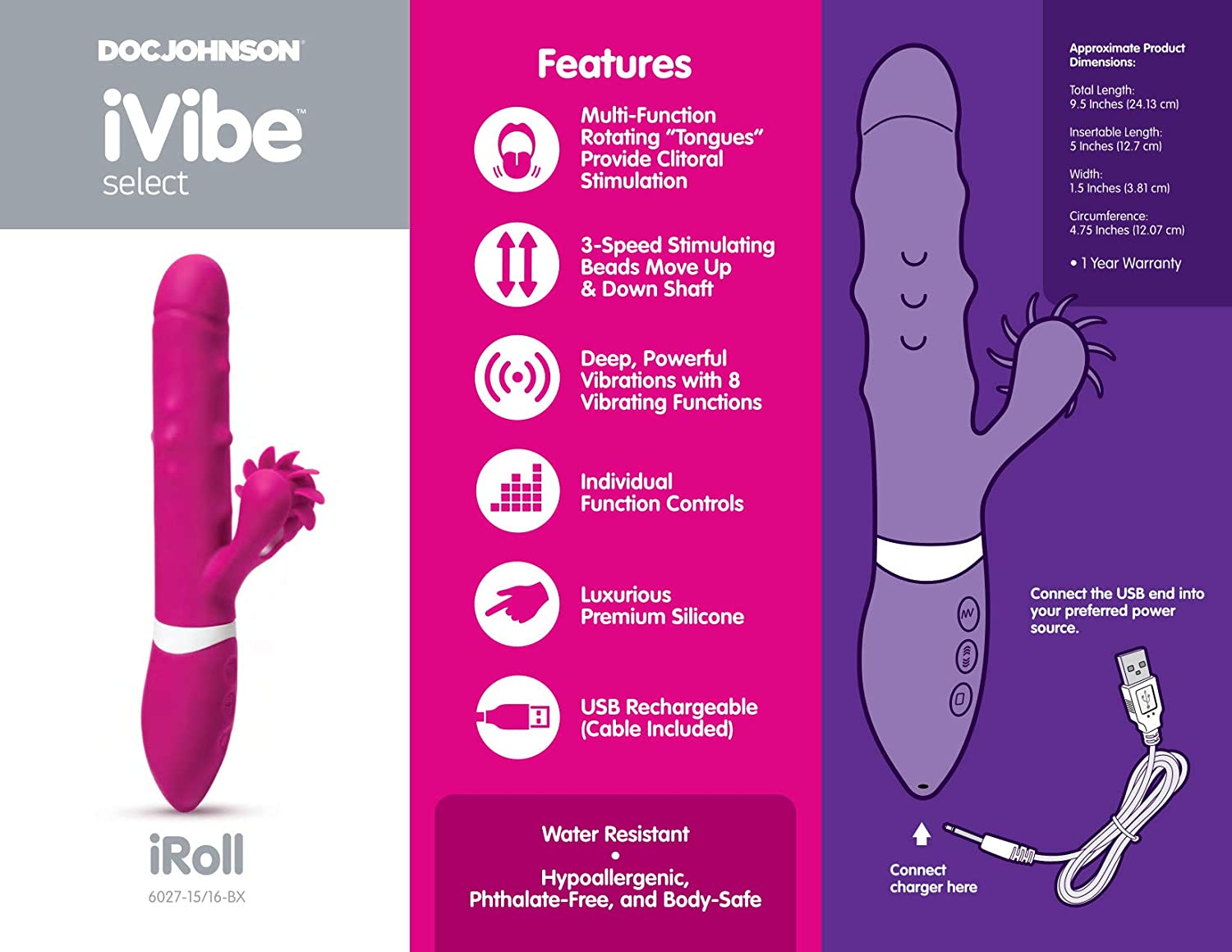 iVibe Select - iRoll - Pink