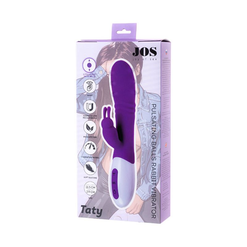 Clit Stimulating Vibrator - Taty - Purple