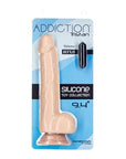 Addiction - Tristan 9" Dong with Bullet - Beige