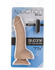 Addiction - Brad 7.5" Dong with Bullet - Beige