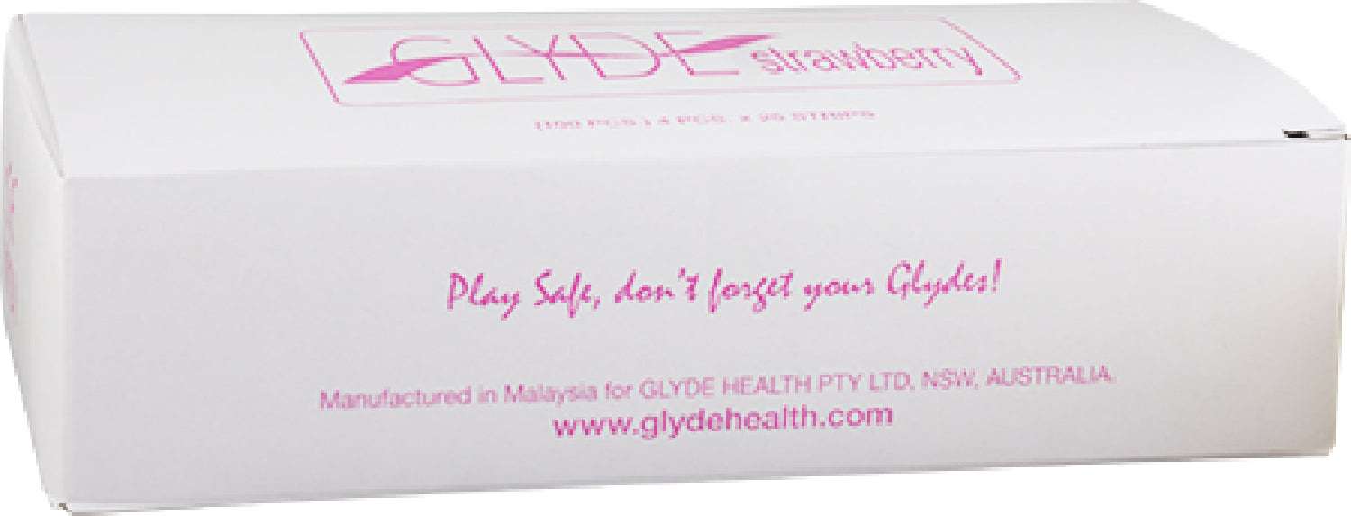 Glyde Condom - Strawberry/Pink 53mm Bulk 100s