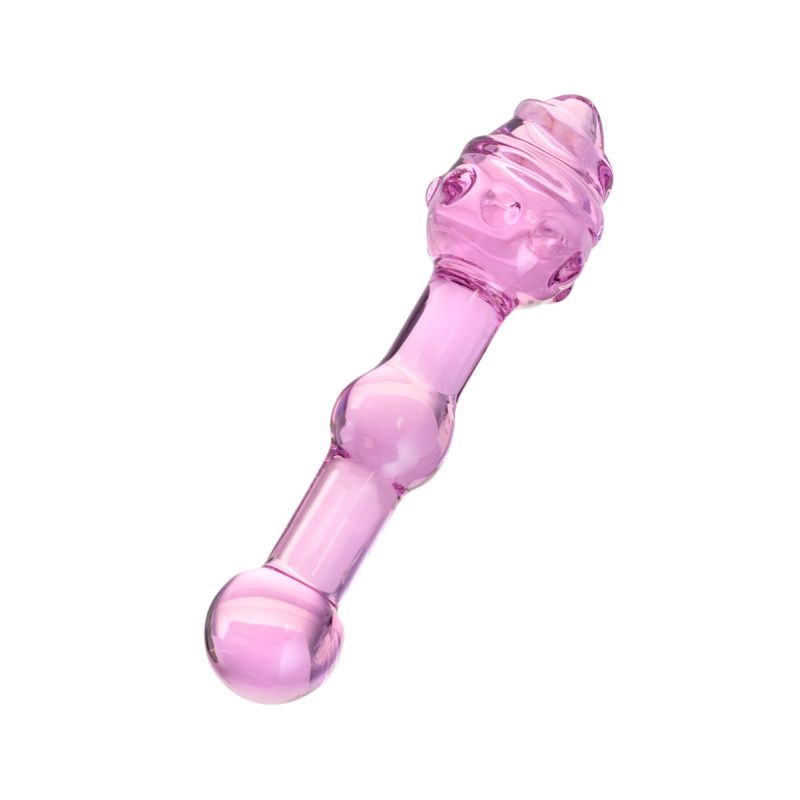Sexus Glass - 17cm Dildo - Pink