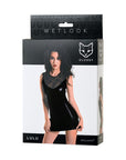 Wetlook Dress - Lulu - Black