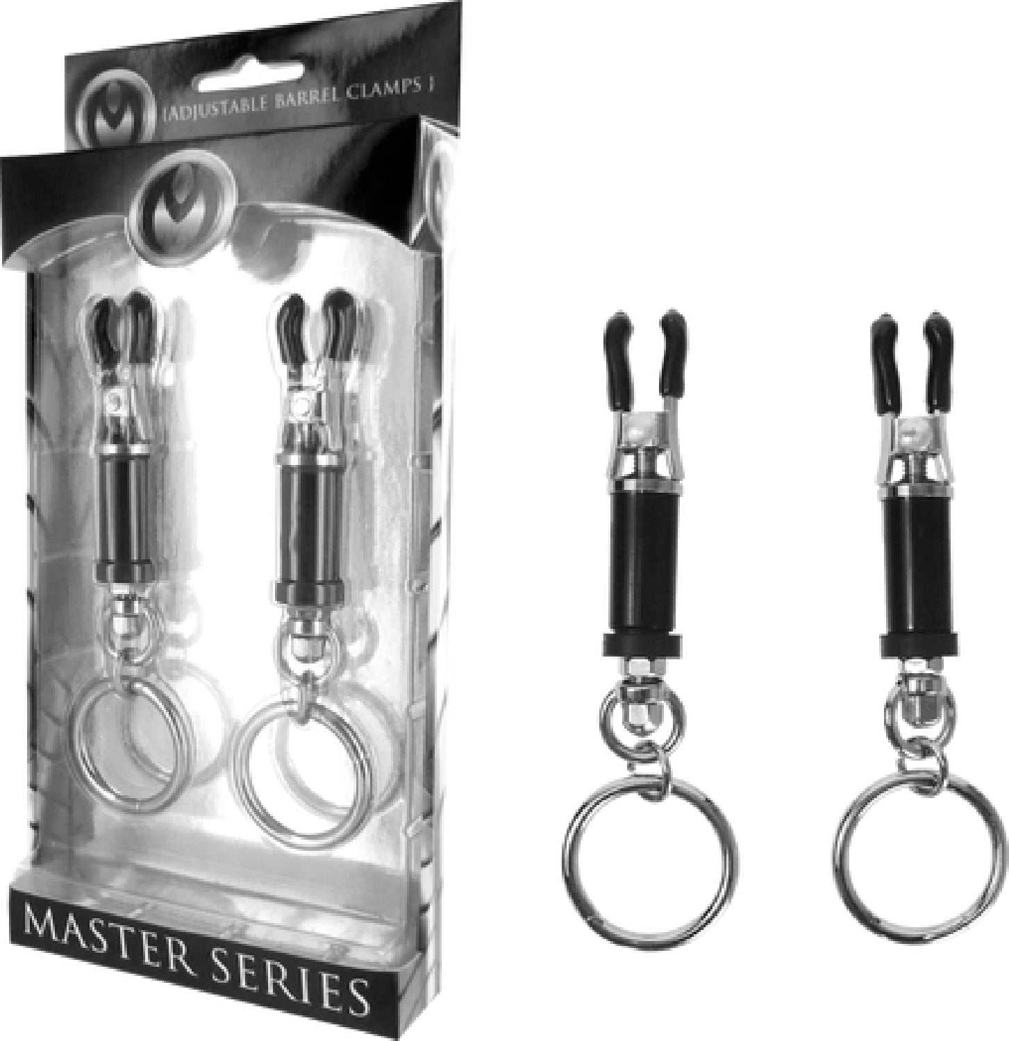 The Master Series - Bondage Ring Barrel Clamps