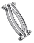 The Master Series - Stainless Steel Adjustable Pussy Clamp - Silver