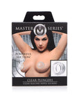 The Master Series - Clear Plungers Nipple Suckers - Large