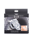 The Master Series - Clear Captor Chastity Cage - Medium