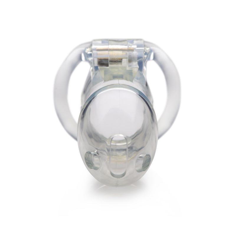 The Master Series - Clear Captor Chastity Cage - Small - Clear
