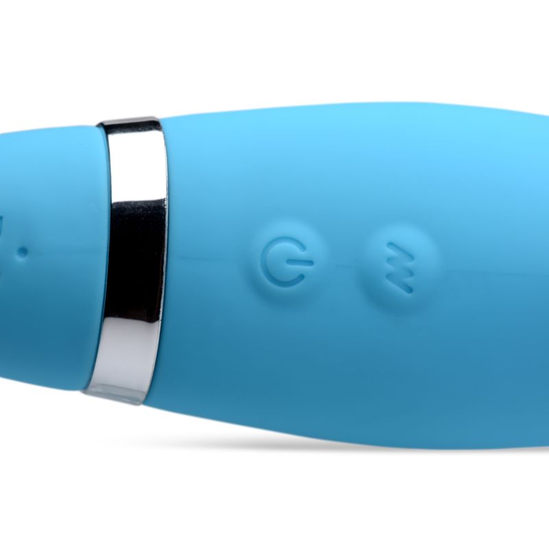 Strap U - Mighty Rider 10X Strapless Strap-On with Remote - Blue - K. P.
