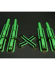 The Master Series - Kink In the Dark Glowing Hog Tie Set - Fluro Green