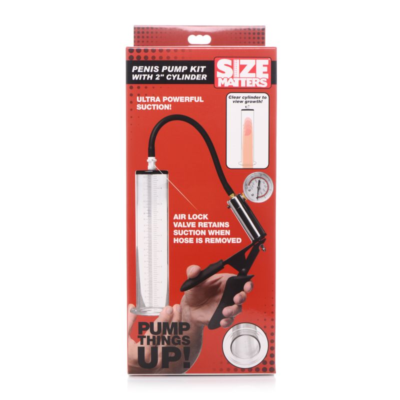 Size Matters - Penis Pump Kit with 2" Cylinder - K. P.