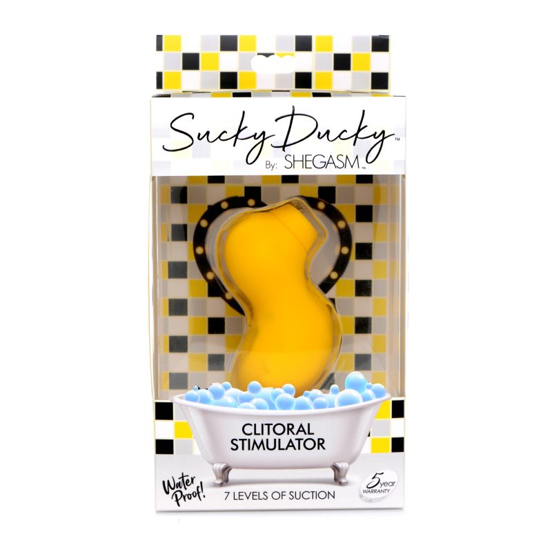 Shegasm - Sucky Ducky Clit Stimulator - Yellow - K. P.