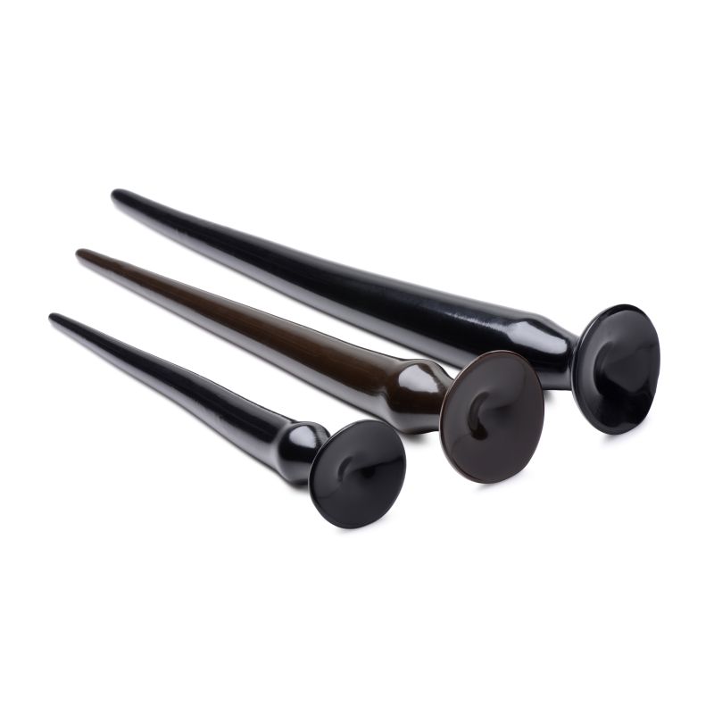 Slim Tapered Anal Hose Training Set - Black - K. P.