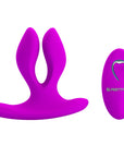 Dual Stimulator Vibrator - Magic Fingers - Purple