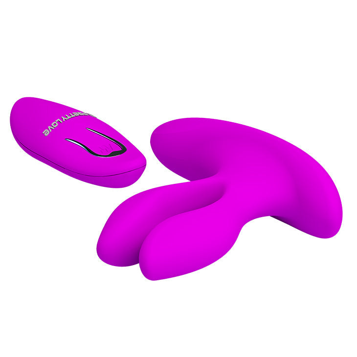 Dual Stimulator Vibrator - Magic Fingers - Purple