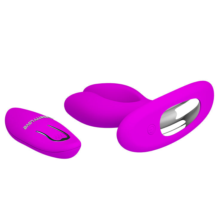 Dual Stimulator Vibrator - Magic Fingers - Purple