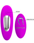 Dual Stimulator Vibrator - Magic Fingers - Purple