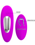 Dual Stimulator Vibrator - Magic Fingers - Purple - K. P.