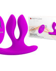 Dual Stimulator Vibrator - Magic Fingers - Purple - K. P.