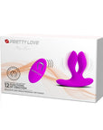 Dual Stimulator Vibrator - Magic Fingers - Purple - K. P.