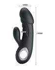 Rabbit Vibrator - Ansel - Black - K. P.