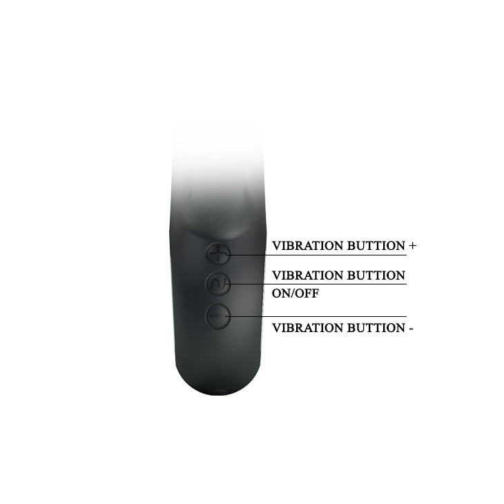 Rabbit Vibrator - Ansel - Black - K. P.