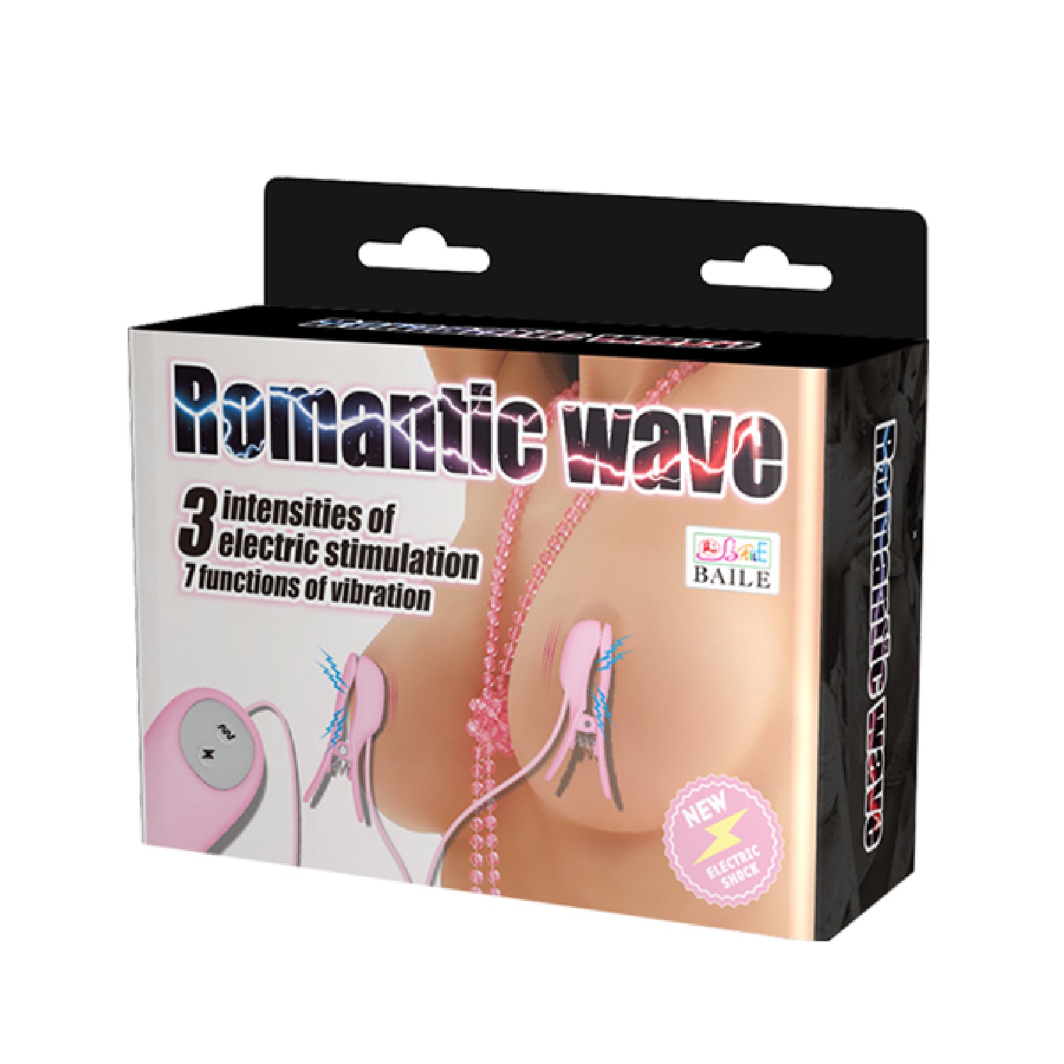 Romantic Wave Nipple Clamps - Pink