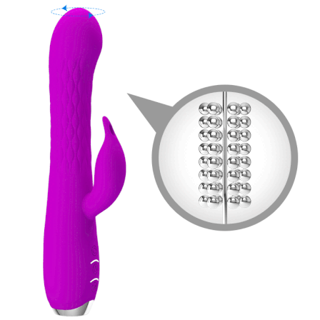 Rotating Rabbit Vibrator - Molly - Purple - K. P.