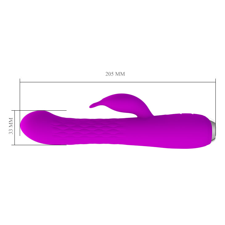 Rotating Rabbit Vibrator - Molly - Purple - K. P.